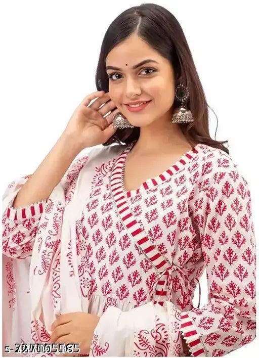 Pink frills printed